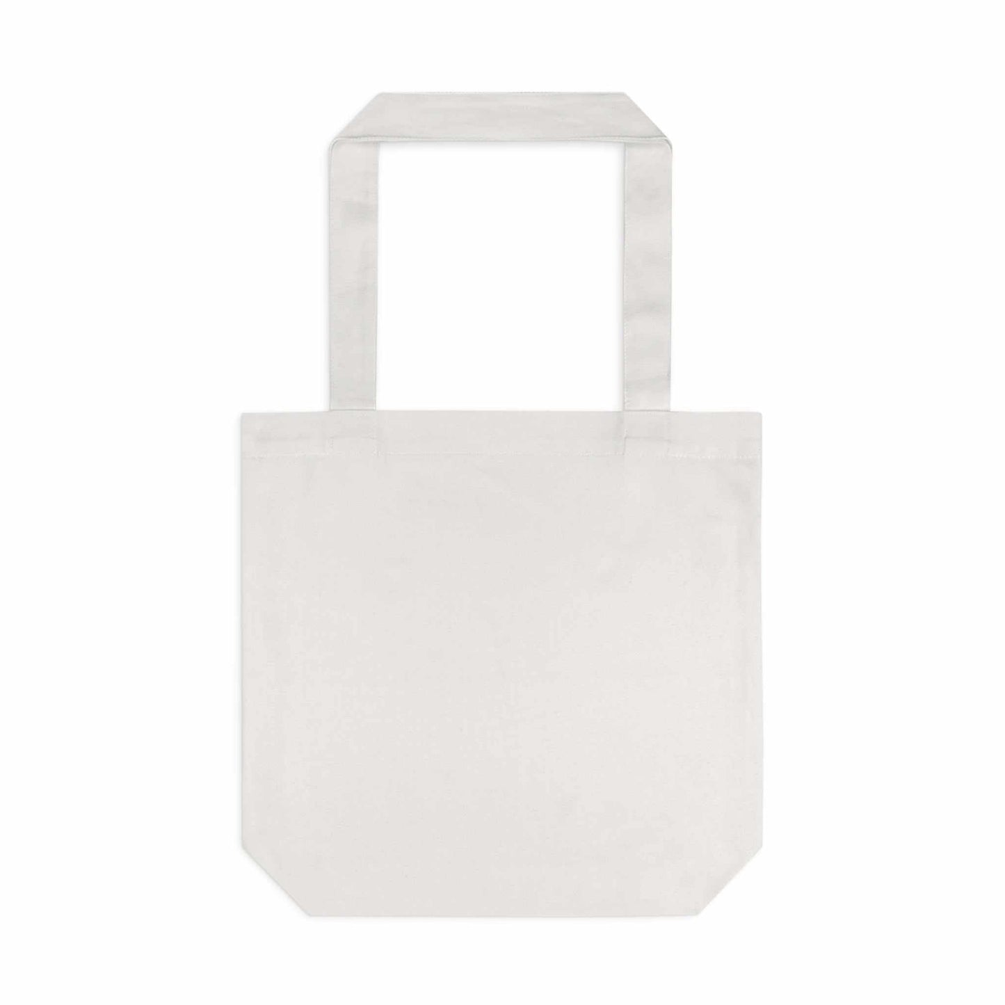 Cat Mom Tote Bag made of 100% cotton canvas with long reinforced shoulder straps and love signs design