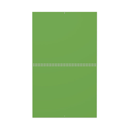 Green sheet with a dotted line on a white background