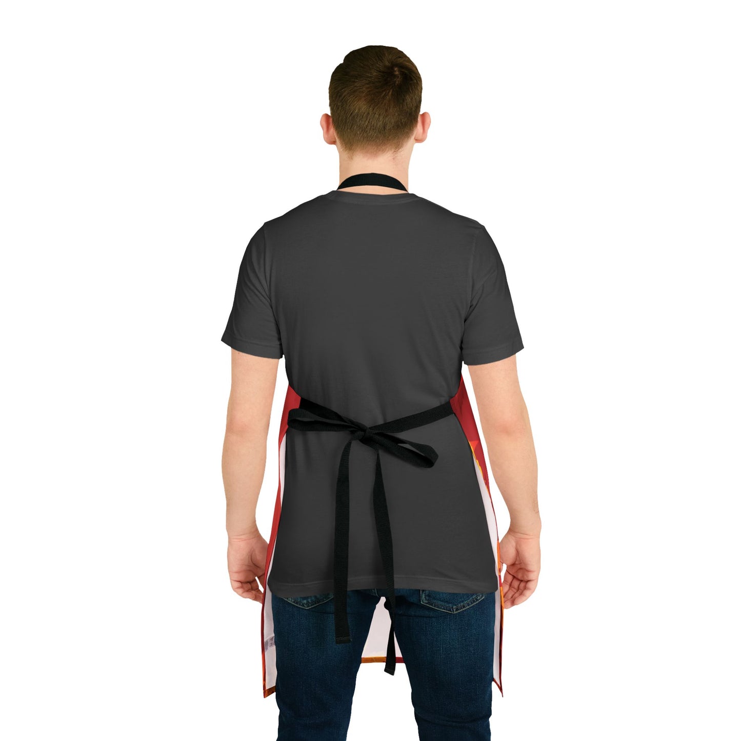 Fall-Themed Cooking Apron with 5-Color Straps image 1