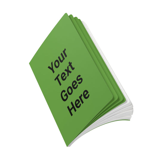 Custom Text Minimalist Green Journal