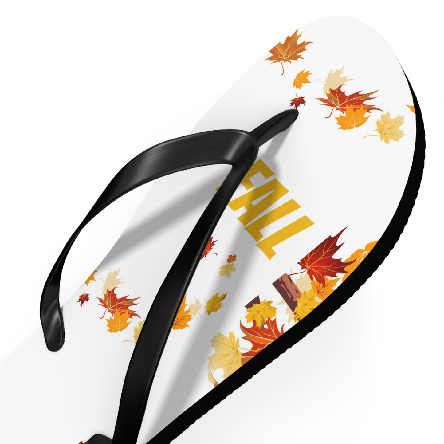 Autumn Leaf Flip Flops | Seasonal Sandals, Fall Footwear, Beach Accessories image 14