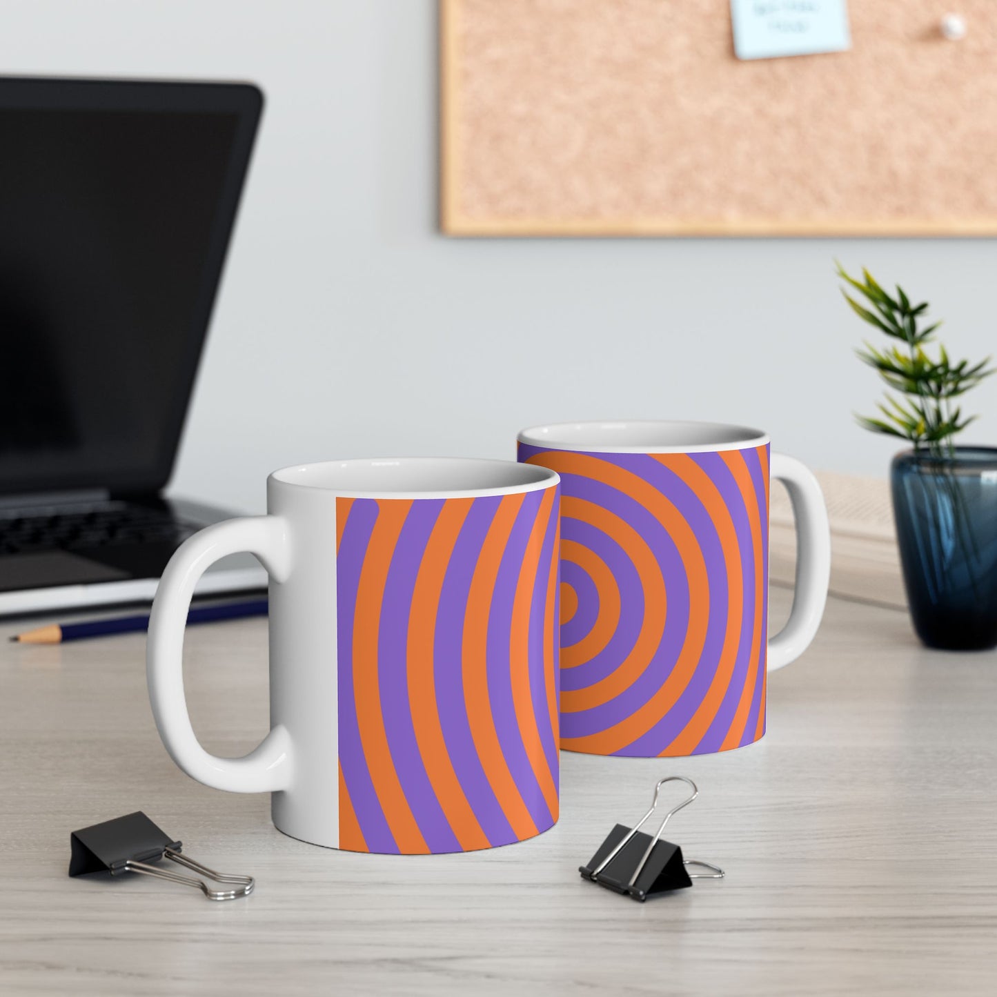 Vibrant Spiral Ceramic Mug | Colorful Drinkware for Home | Perfect Gift image 4