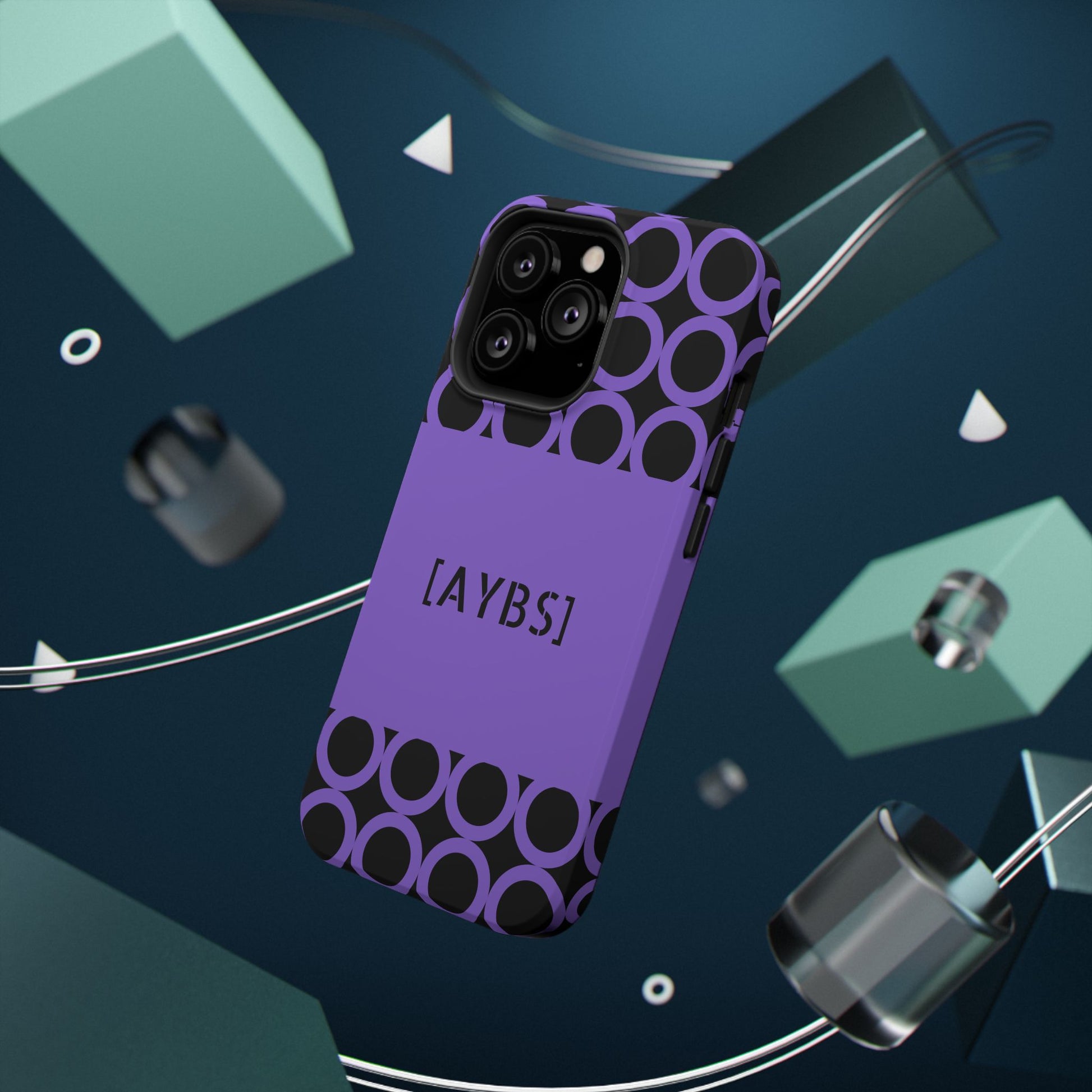 Purple Polka Dot Phone Case | Impact-Resistant Protection, Stylish Accessory image 7