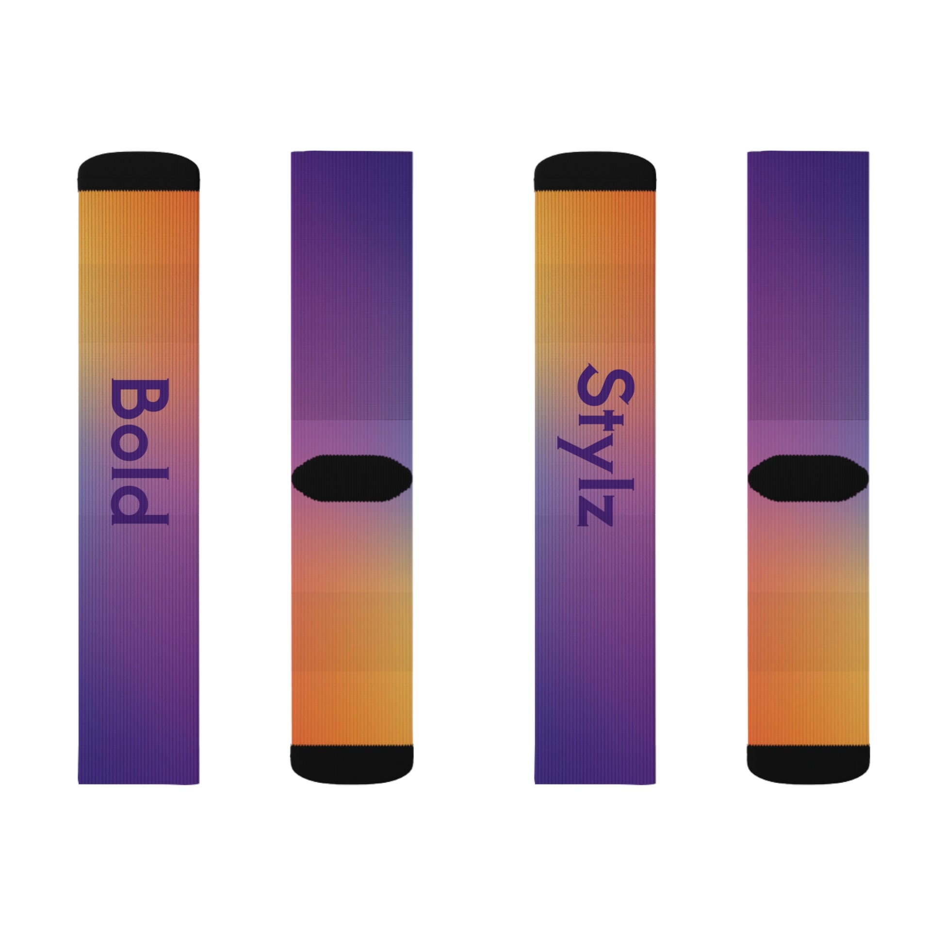 Vibrant Sublimation Socks, Colorful Fashion Statement image 5