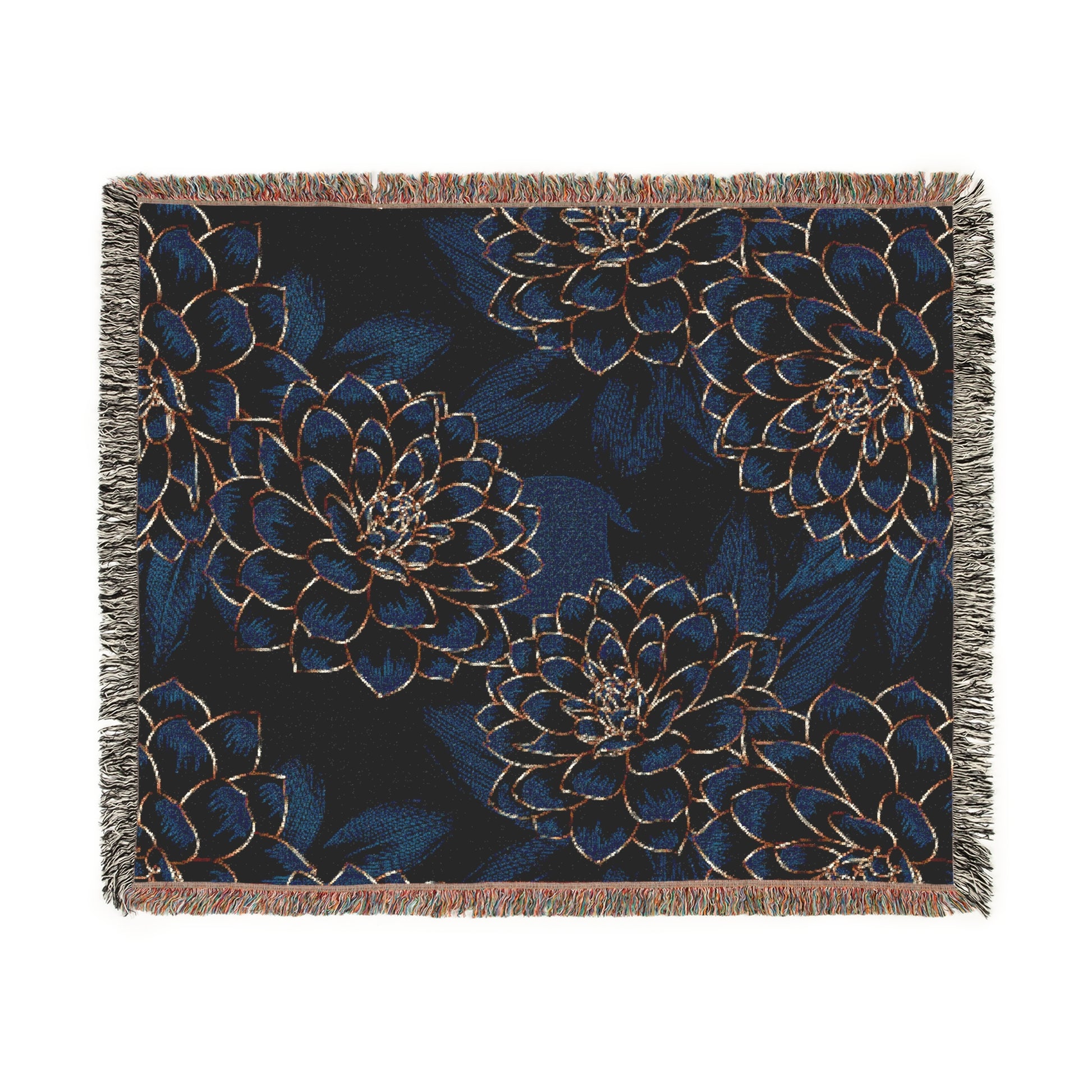 Cozy Floral Woven Blanket - Perfect for Home Decor, Gifts, Snuggling, Bedspread image 2