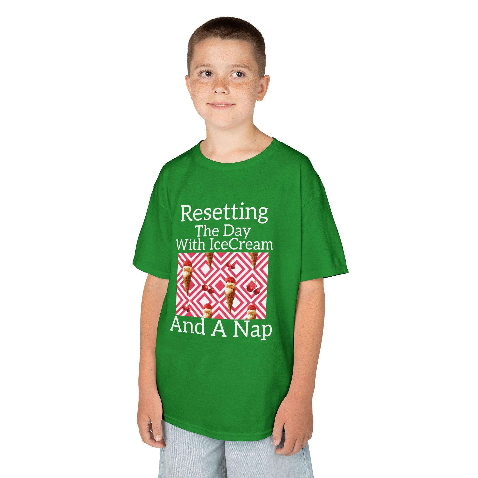 Kids Ice Cream Tee | Fun T-Shirt for Playtime, Bedroom, Birthdays,Vacations image 11