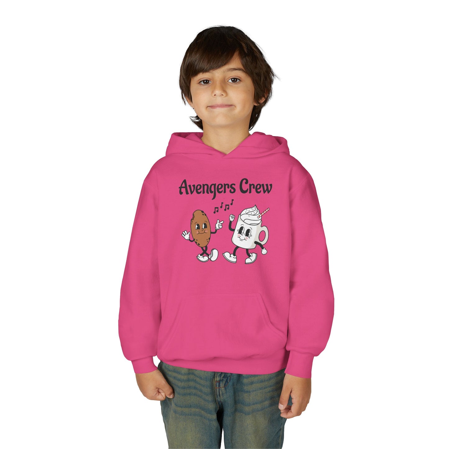 Youth Avengers Crew Hooded Sweatshirt, Boys Hoodie, Cute Sweatshirt Gift image 13