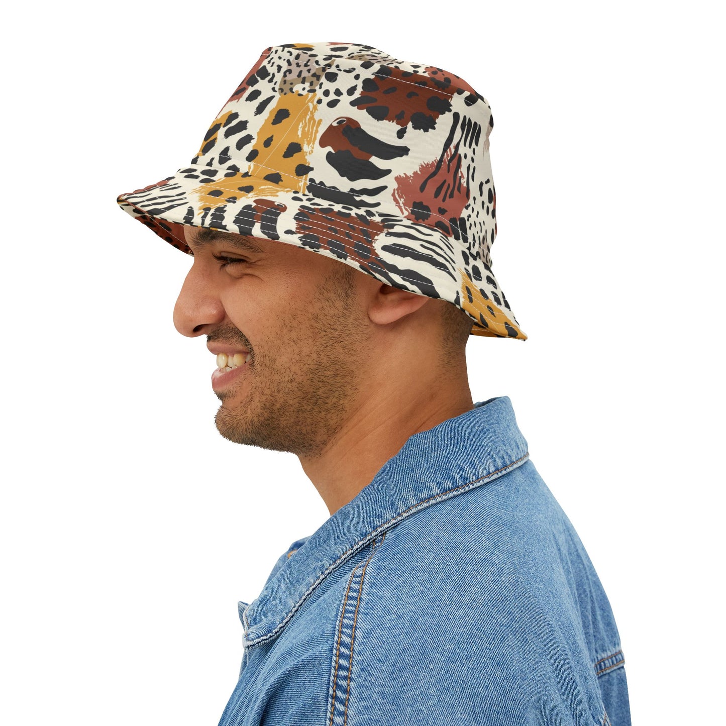 Bucket Hat, Trendy Sun Hat for Summer, Adjustable Hat image 4