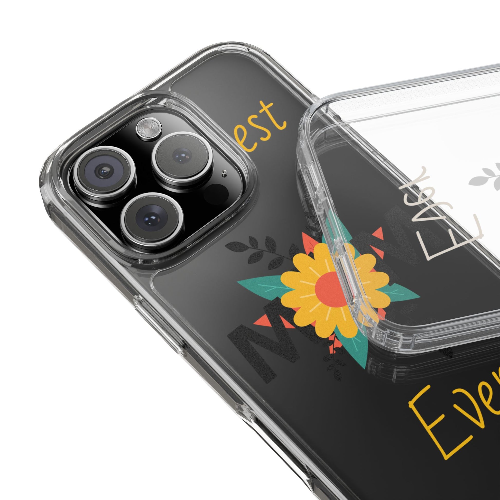 Mom-Themed Inspired Clear Phone Case, Fall Season iPhone Cover, Transparent Case image 6