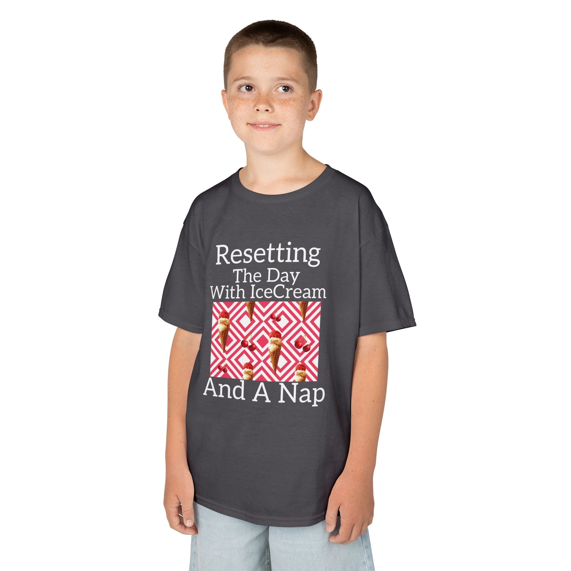 Kids Ice Cream Tee | Fun T-Shirt for Playtime, Bedroom, Birthdays,Vacations image 10