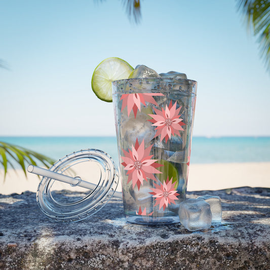 Sunsplash Floral Tumbler, 16oz  image 1