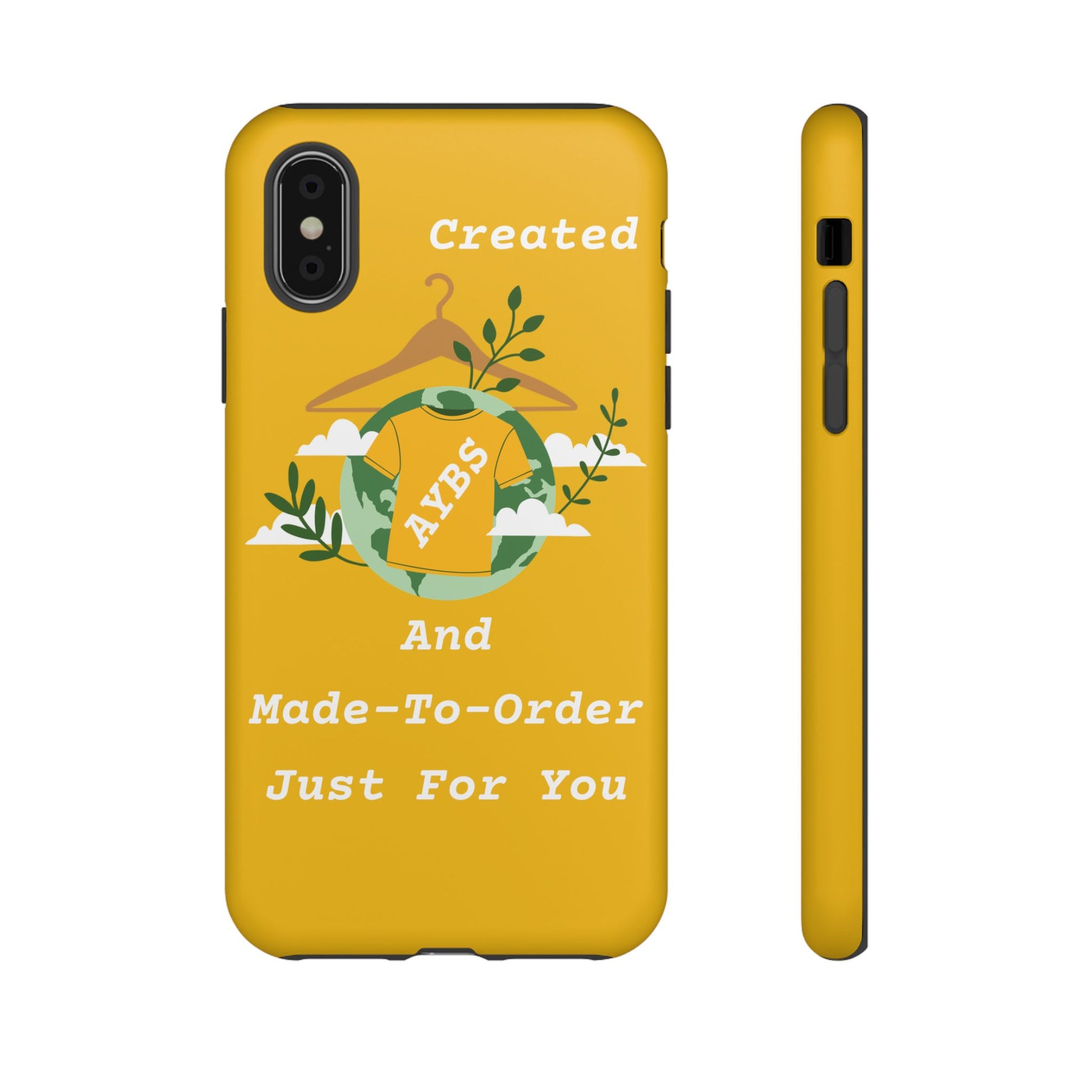 Peach Print Phone Case, Cute Tough Case, Mobile Gift Cover for Fruit Lovers image 5