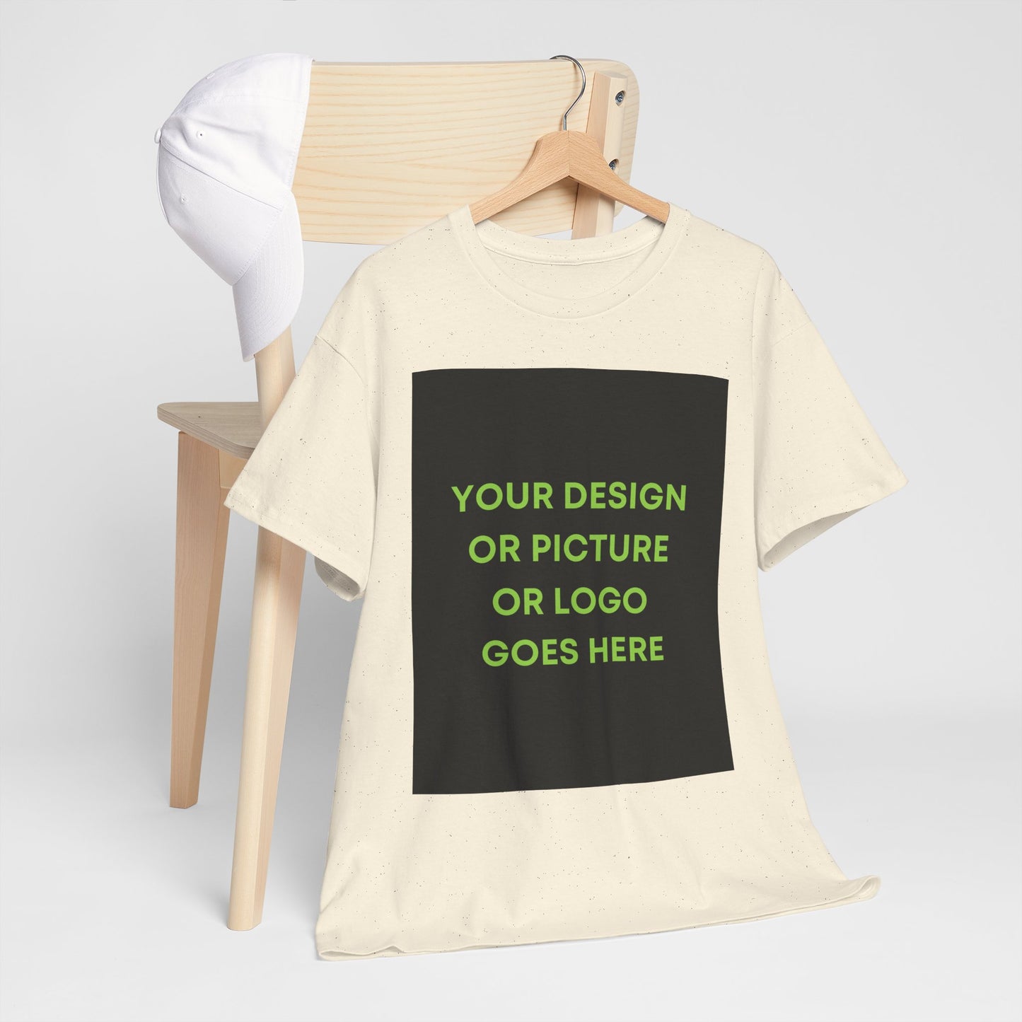 Custom Photo & Text T‑Shirt — Personalized Front/Back Print Tee