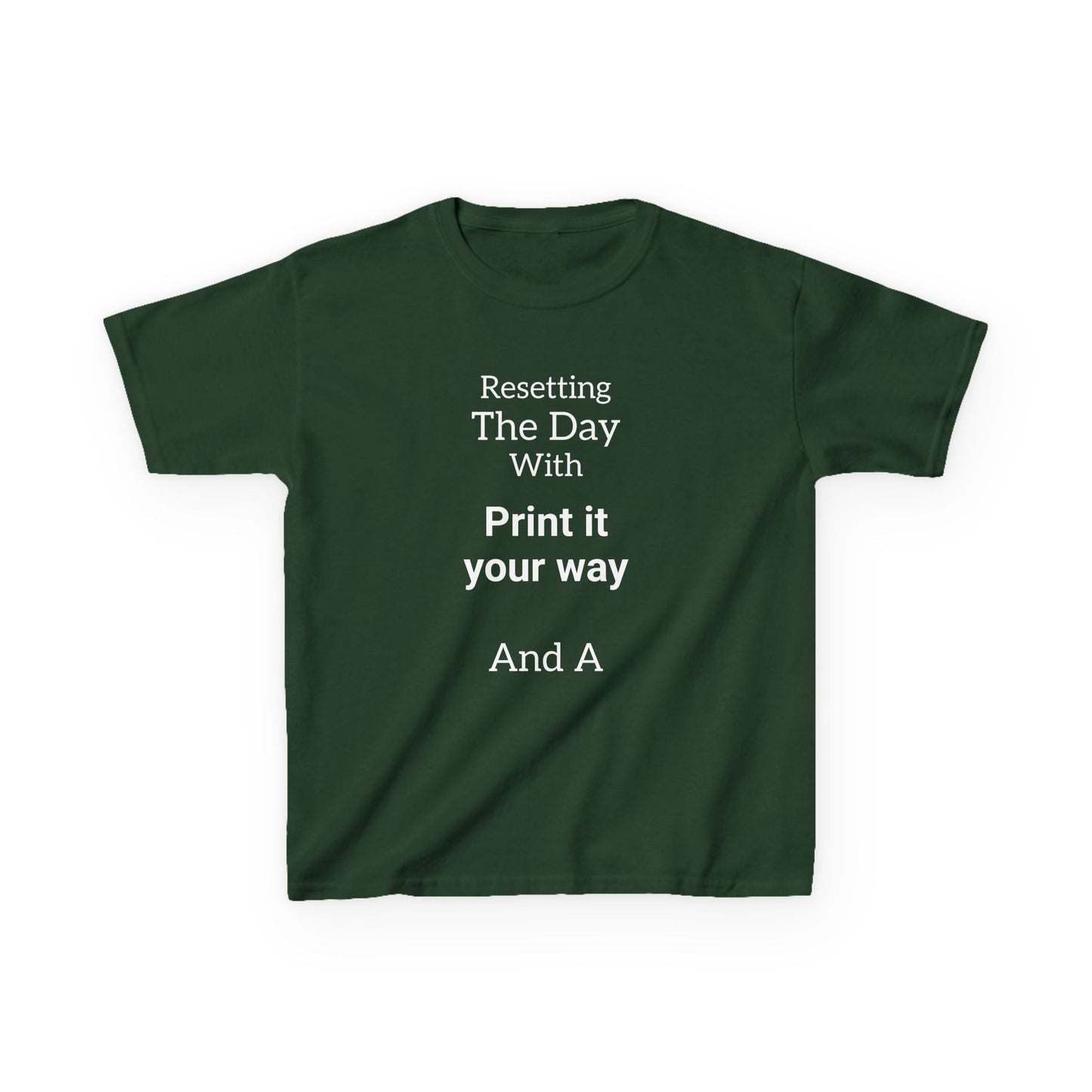Personalize This T-Shirt For Your Kids