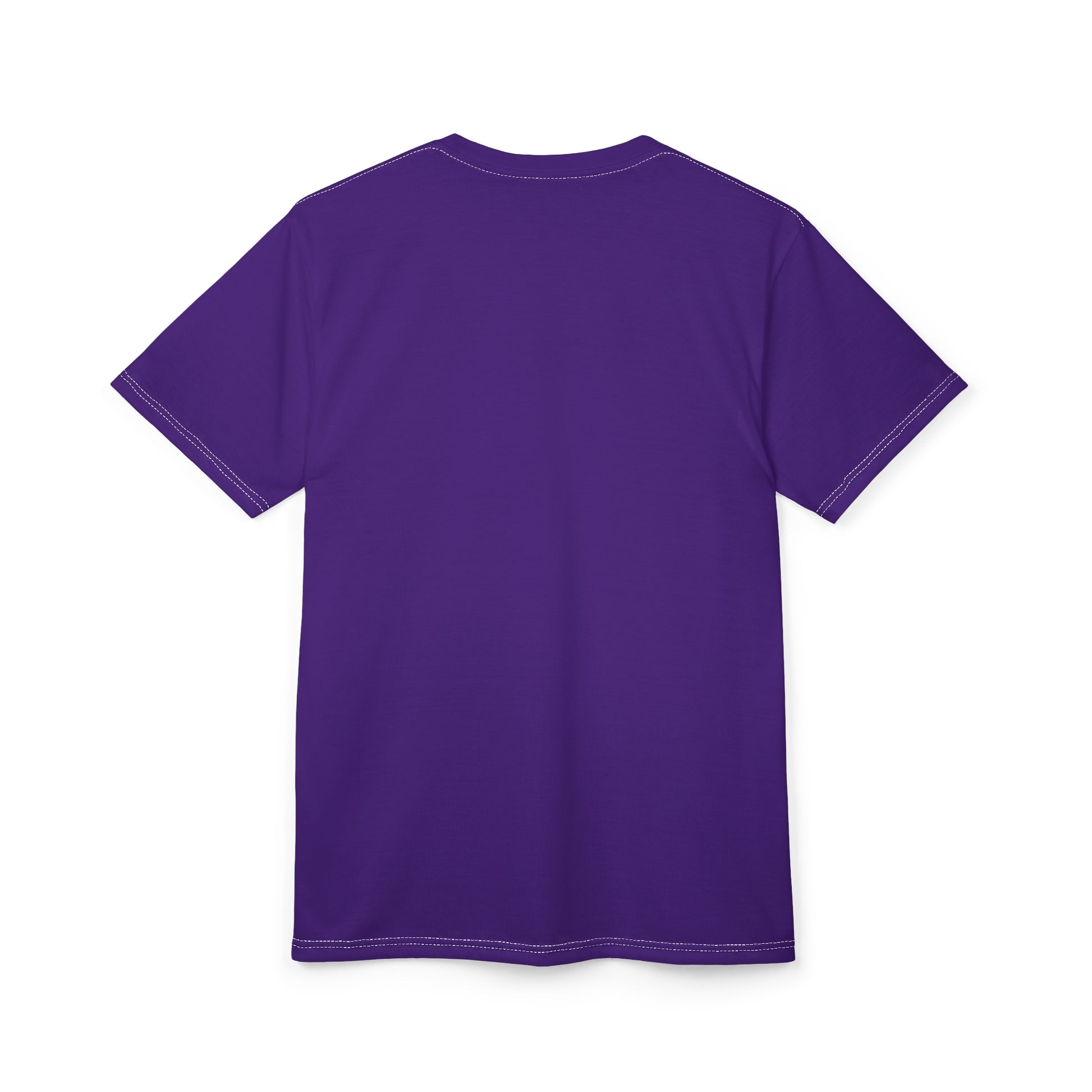 Purple t-shirt on a white background