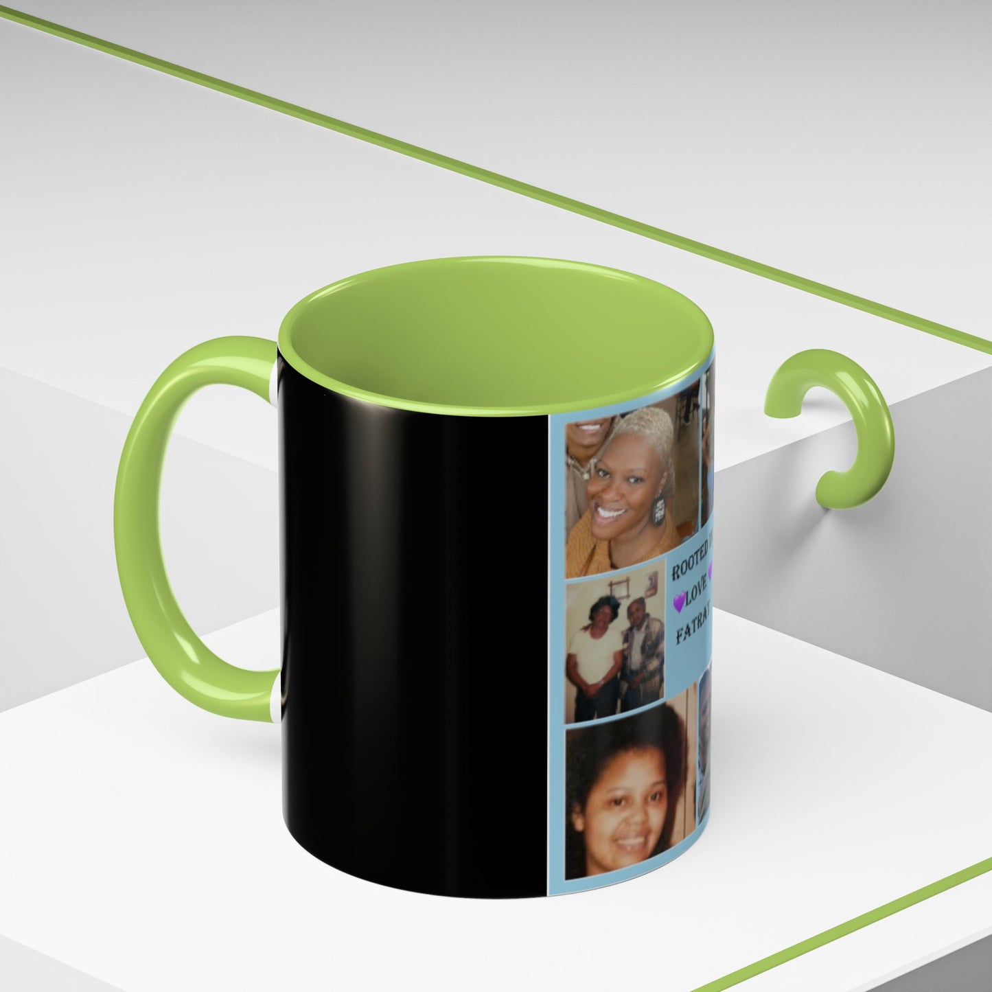 Custom Accent Coffee Mug Custom - Provide Your Text Or Picture