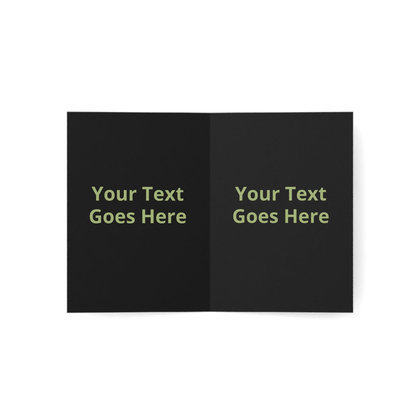 Personalize This Folded Greeting Cards With Your Photo &Text