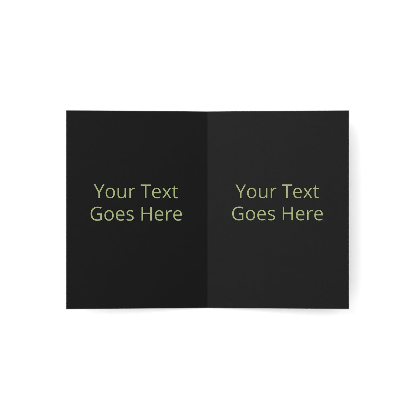 Personalize This Folded Greeting Cards With Your Photo &Text