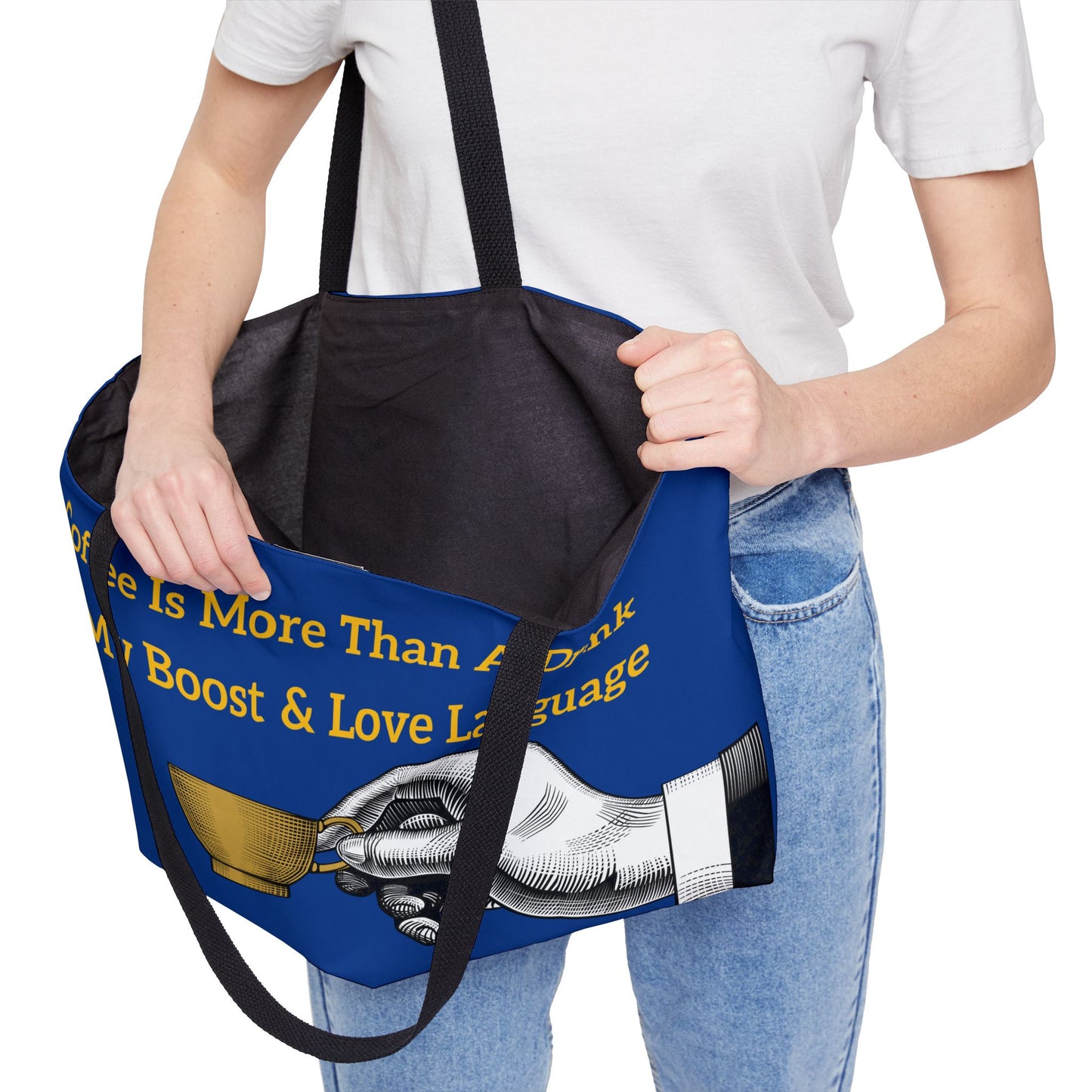 Coffee Lover's Weekender Tote Bag