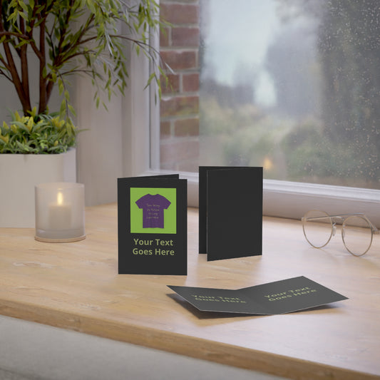 Personalize This Folded Greeting Cards With Your Photo &Text