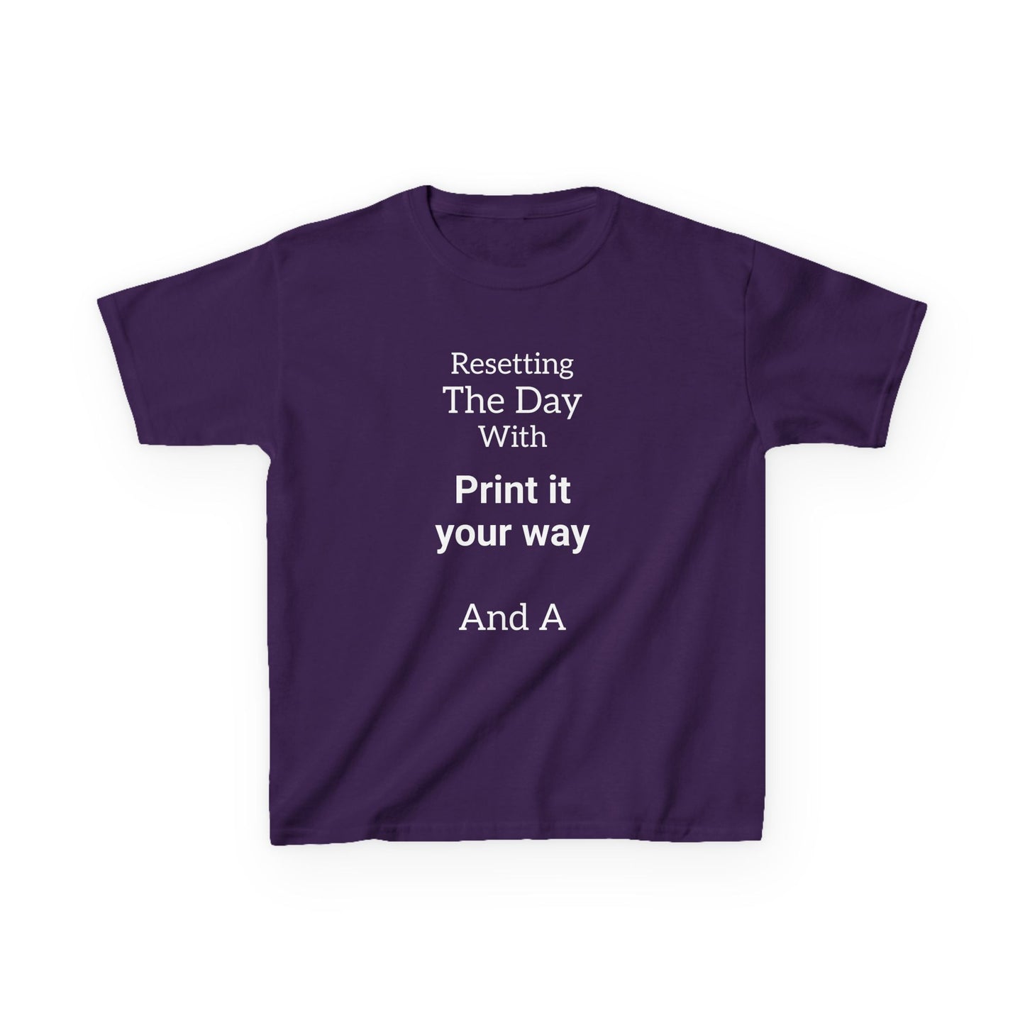 Personalize This T-Shirt For Your Kids