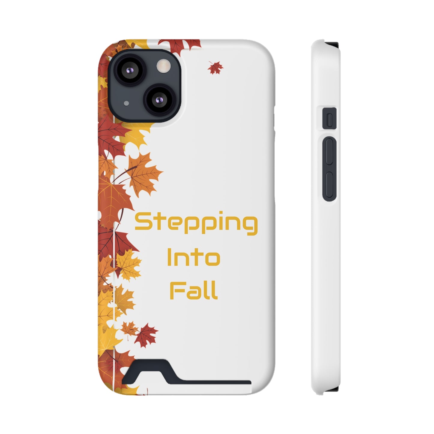 Stepping Into Fall Phone Case with Card Holder image 12