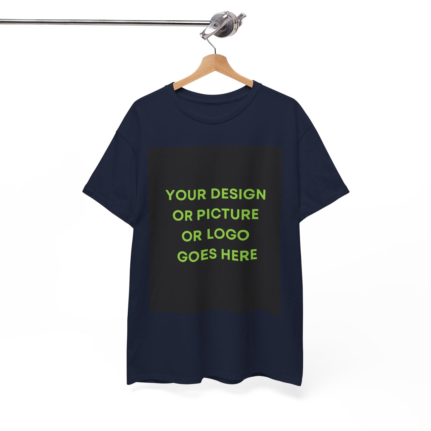 Custom Photo & Text T‑Shirt — Personalized Front/Back Print Tee