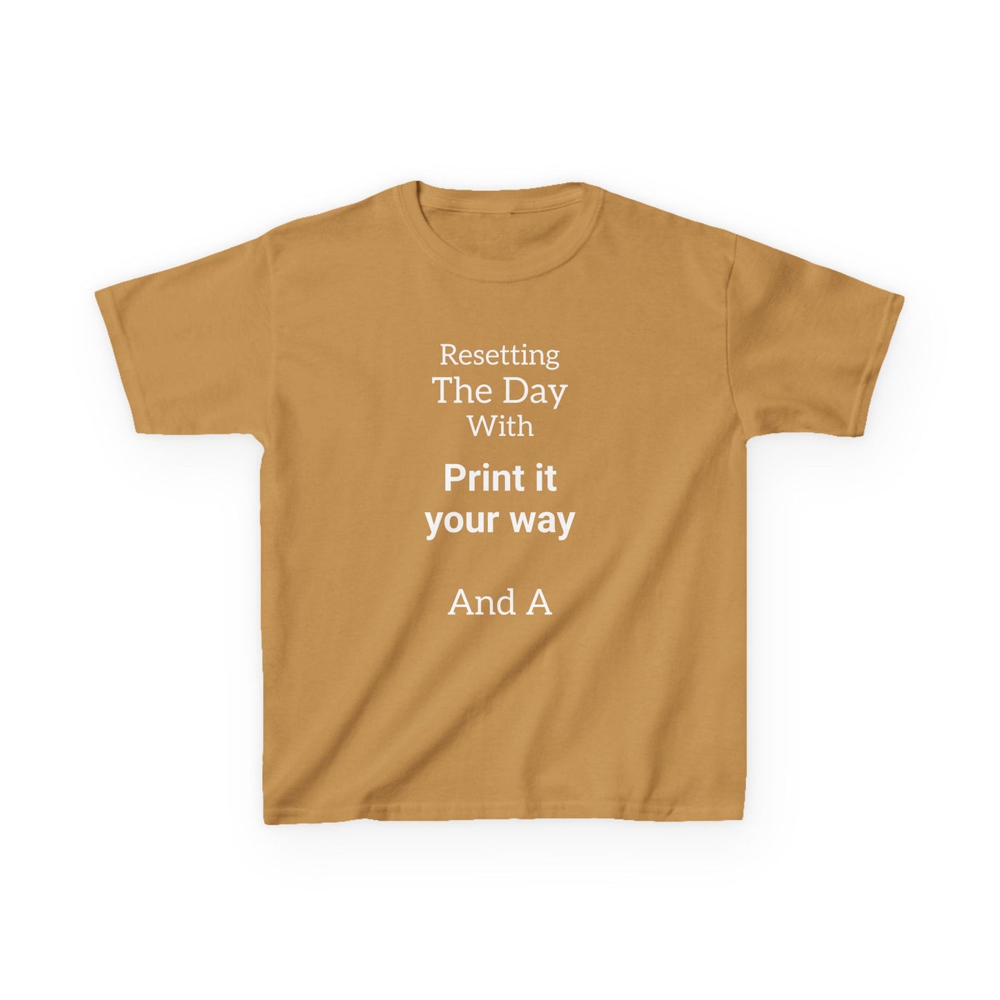 Personalize This T-Shirt For Your Kids