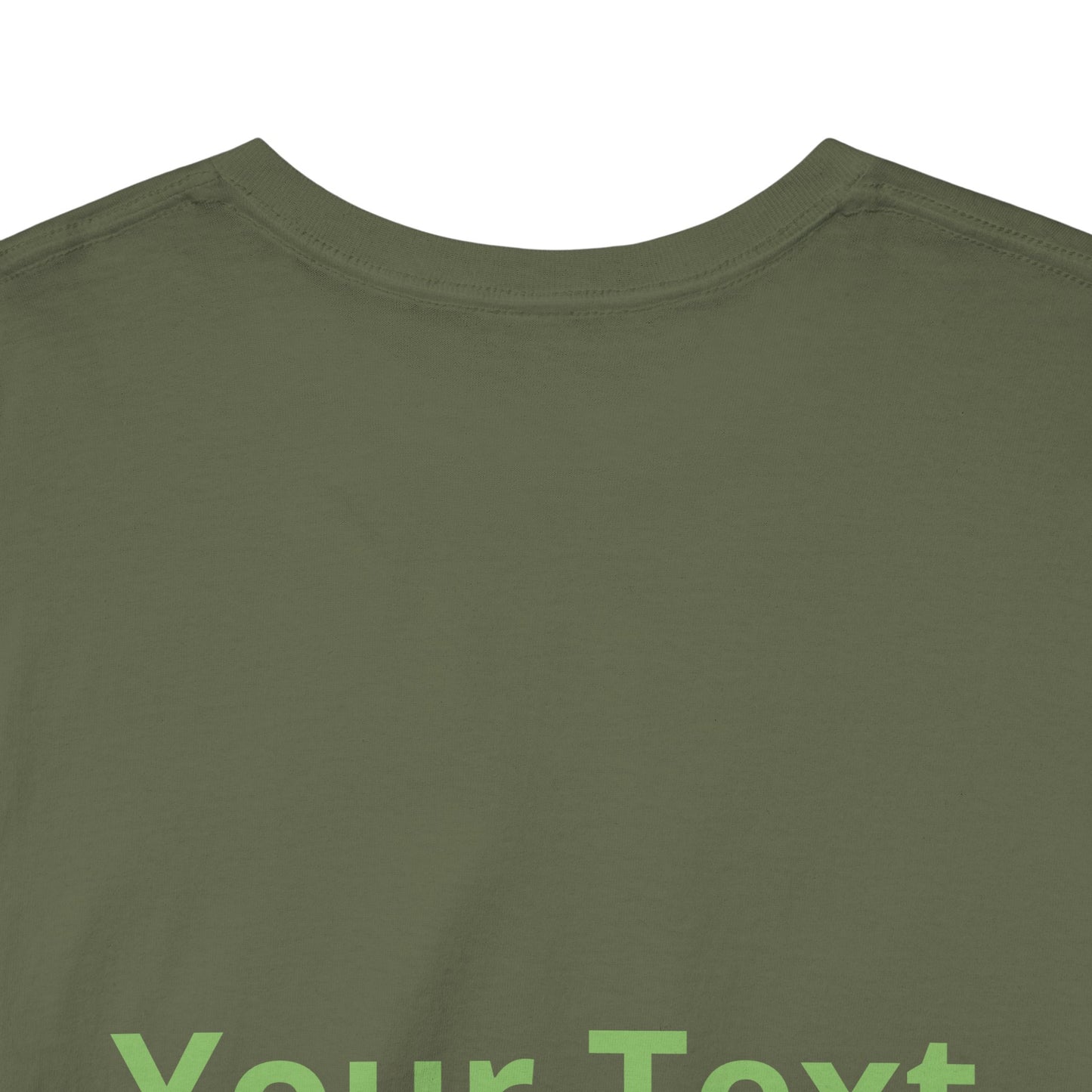 Custom Photo & Text T‑Shirt — Personalized Front/Back Print Tee