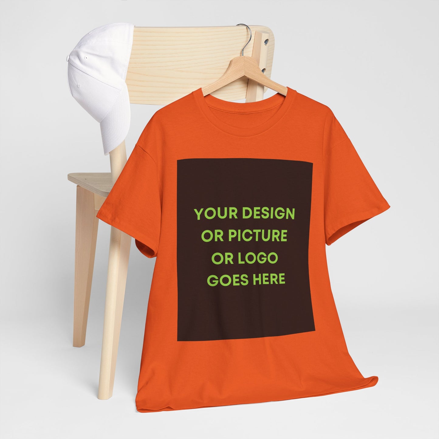 Custom Photo & Text T‑Shirt — Personalized Front/Back Print Tee