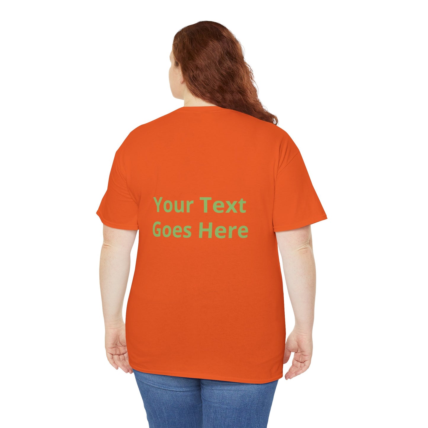 Custom Photo & Text T‑Shirt — Personalized Front/Back Print Tee