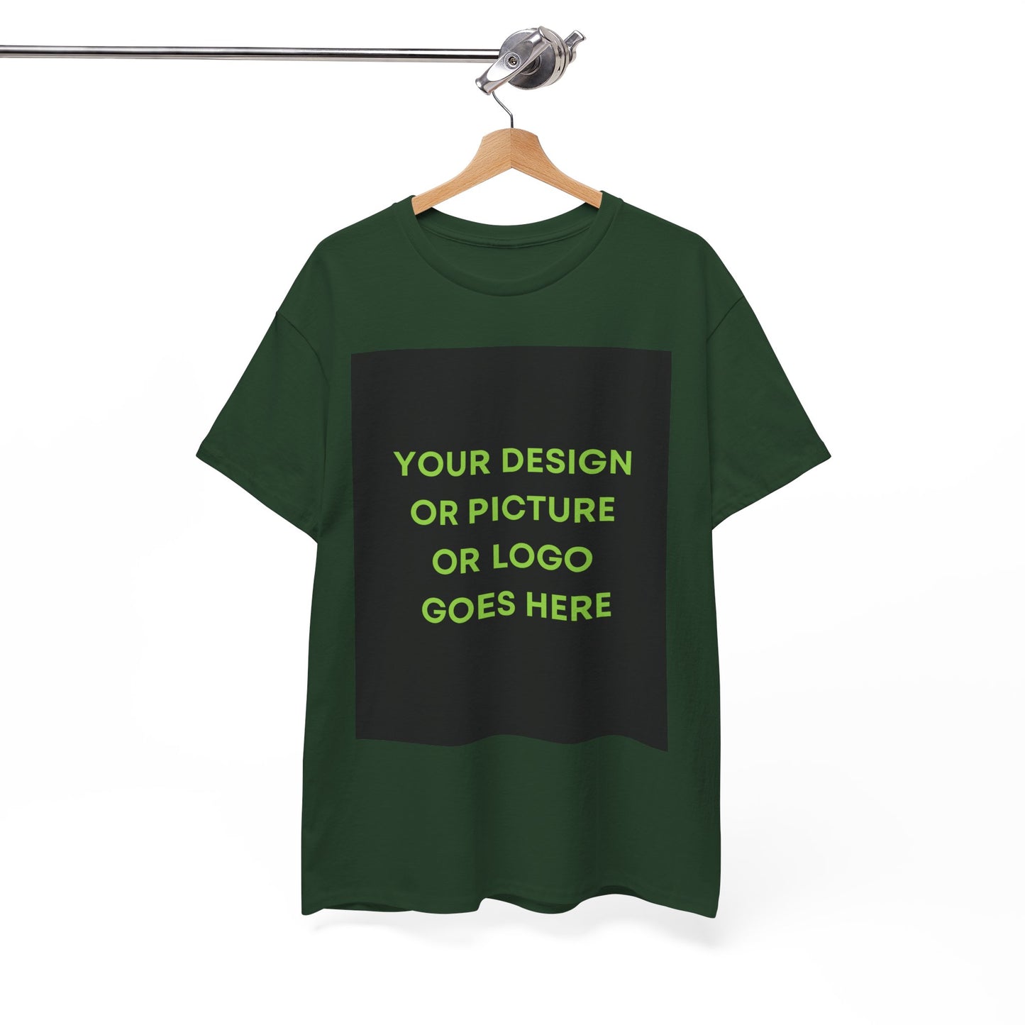 Custom Photo & Text T‑Shirt — Personalized Front/Back Print Tee
