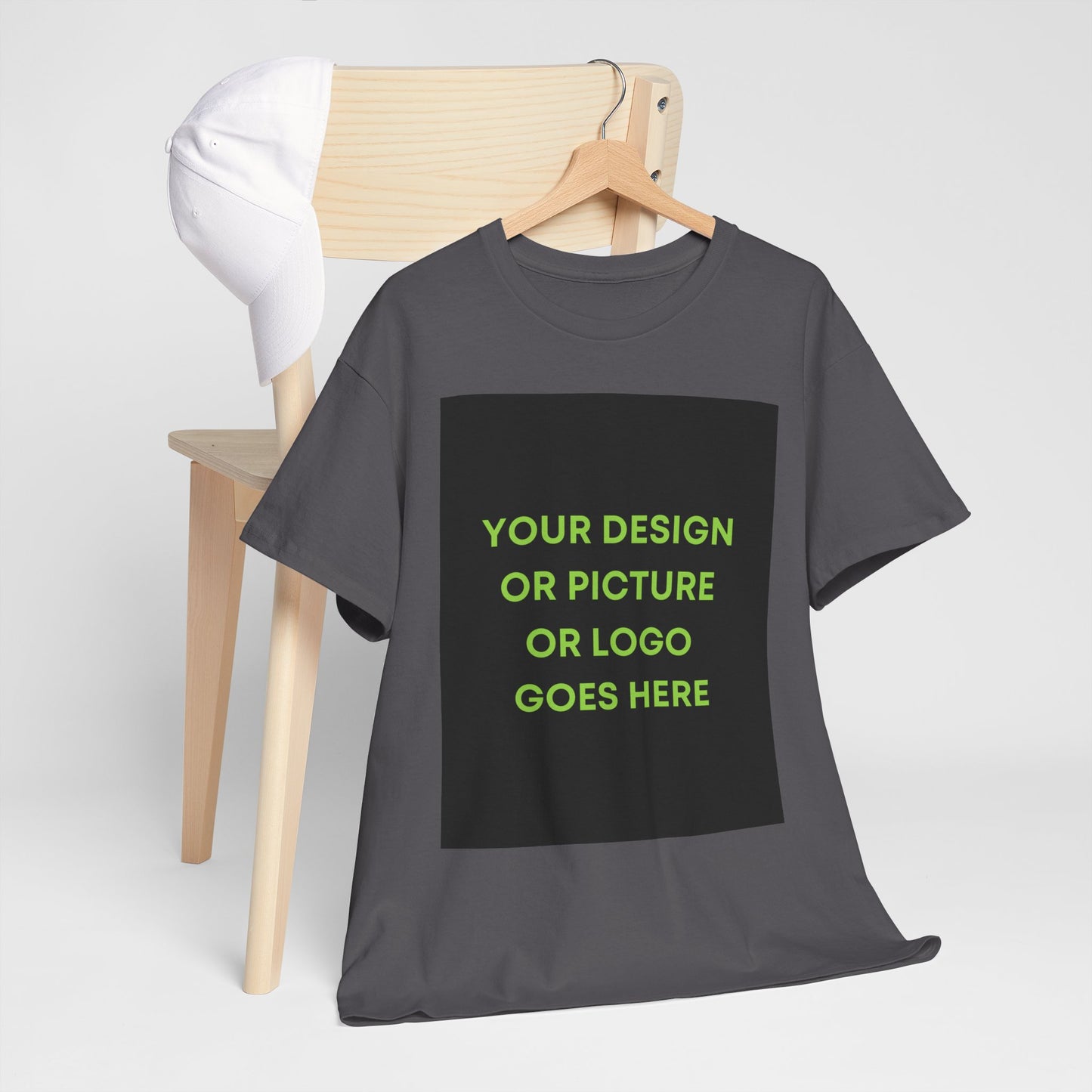 Custom Photo & Text T‑Shirt — Personalized Front/Back Print Tee