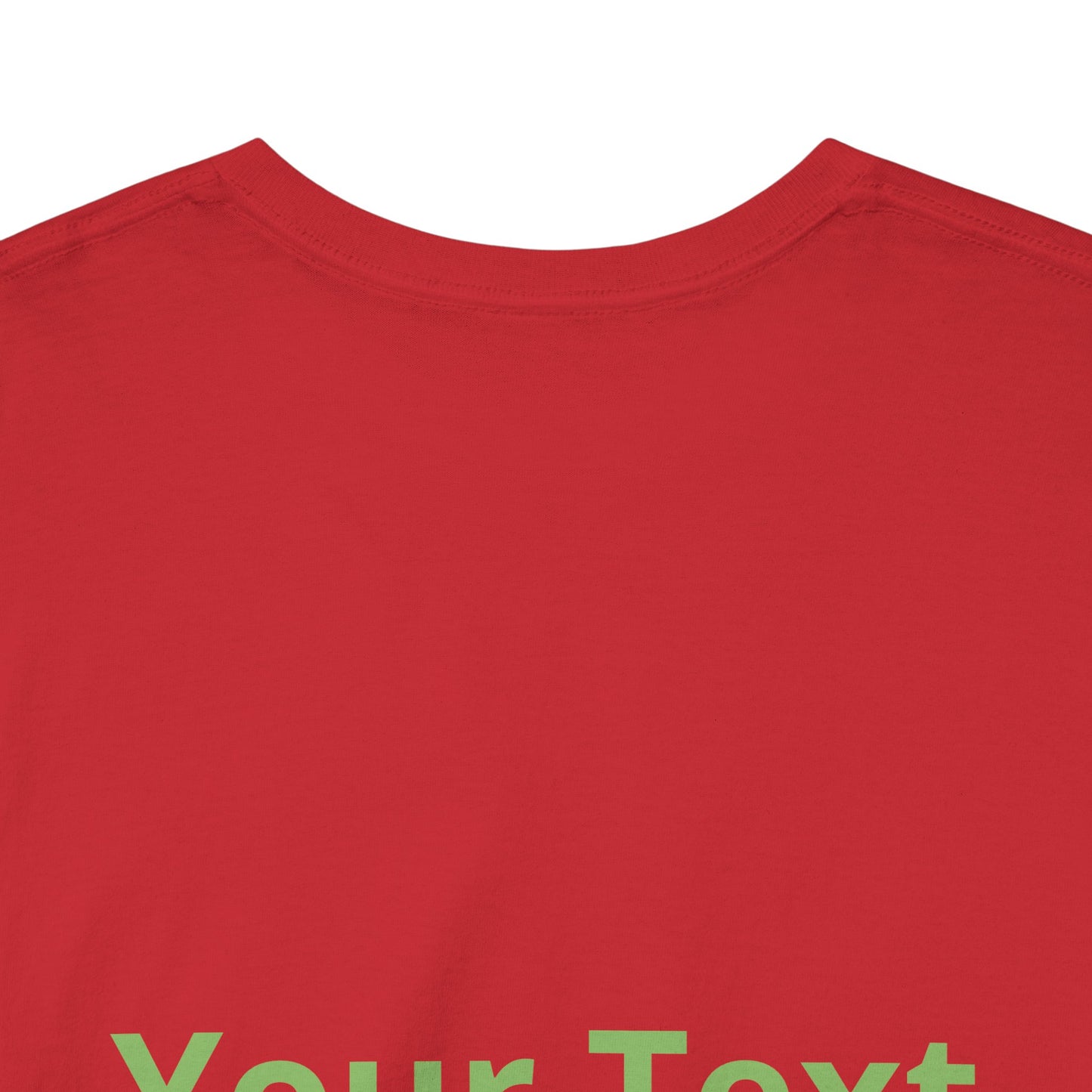 Custom Photo & Text T‑Shirt — Personalized Front/Back Print Tee