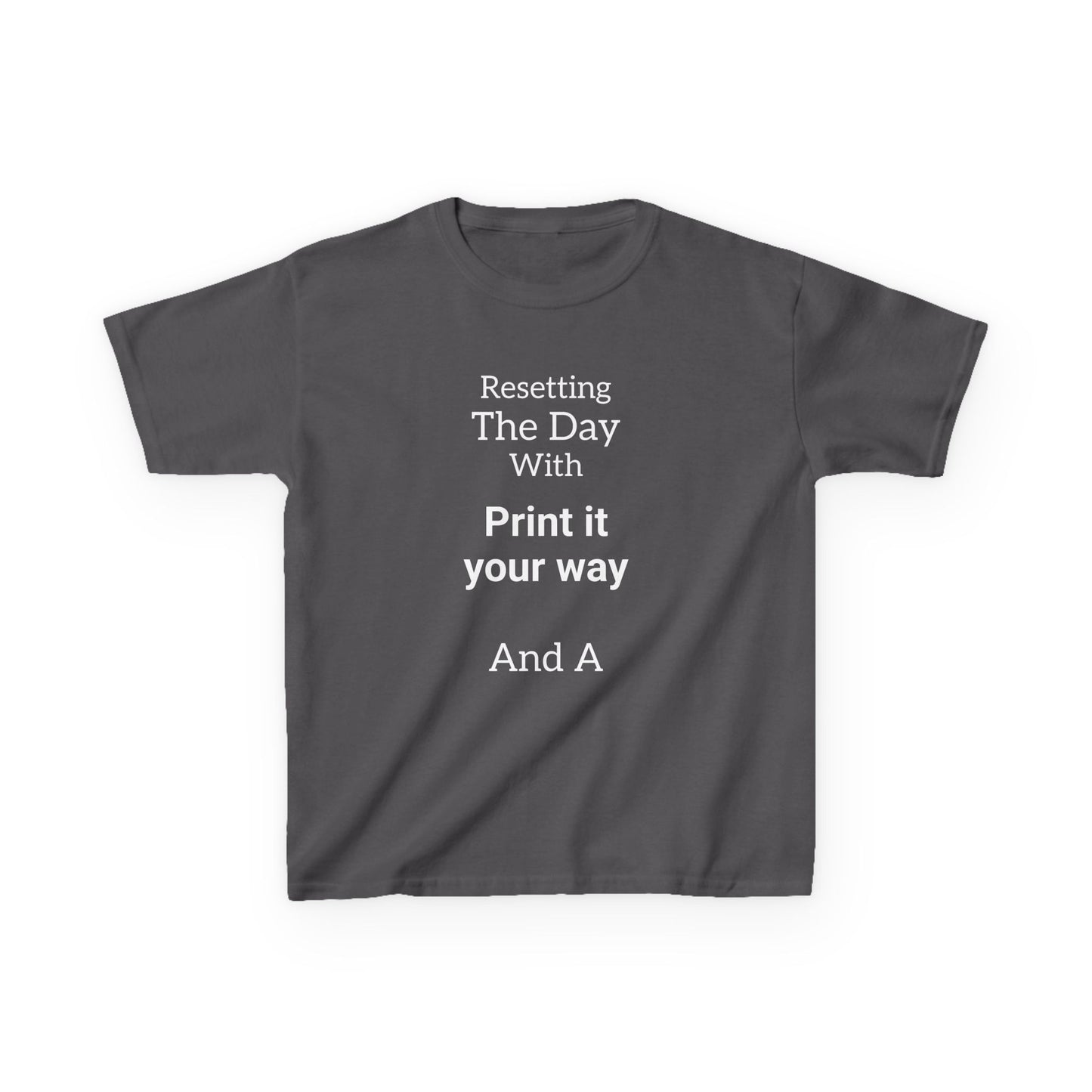 Personalize This T-Shirt For Your Kids