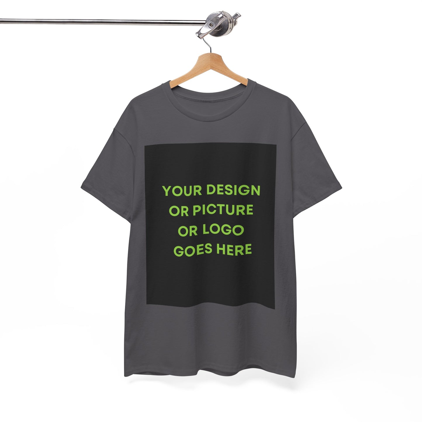 Custom Photo & Text T‑Shirt — Personalized Front/Back Print Tee