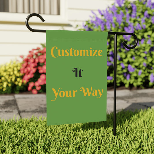 Customizable Garden Banner, Personalized House Flag/Garden & Outdoor Decor image 0
