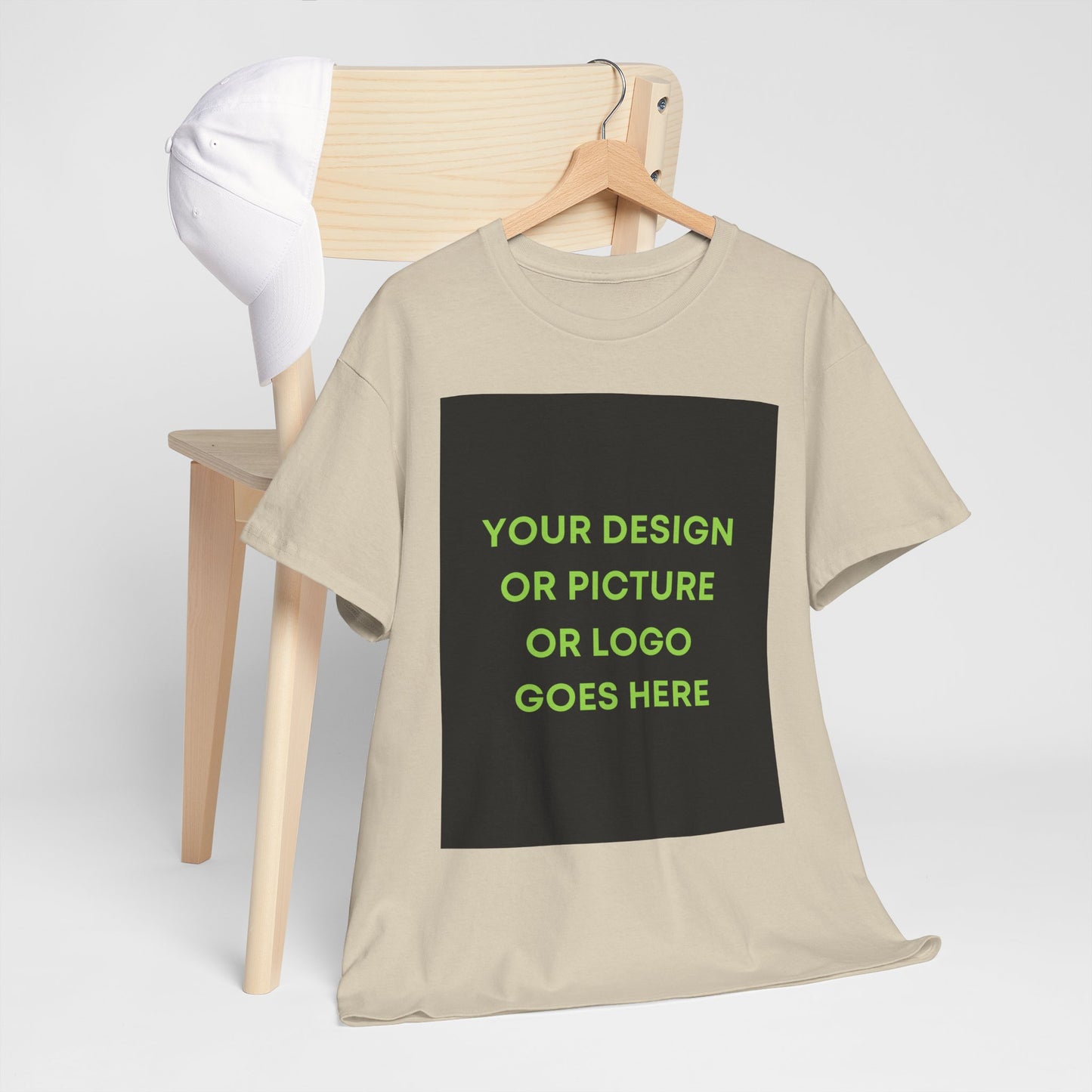 Custom Photo & Text T‑Shirt — Personalized Front/Back Print Tee