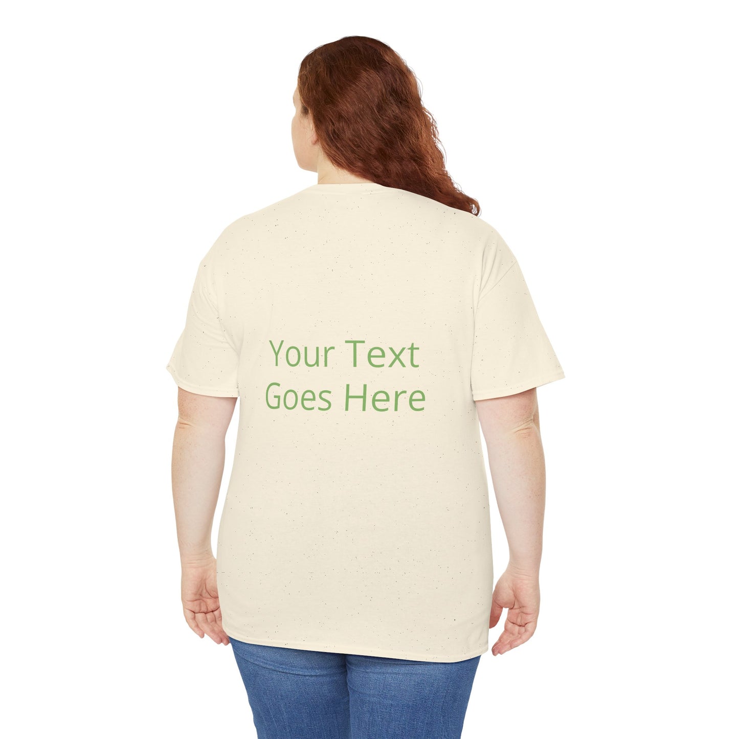 Custom Photo & Text T‑Shirt — Personalized Front/Back Print Tee