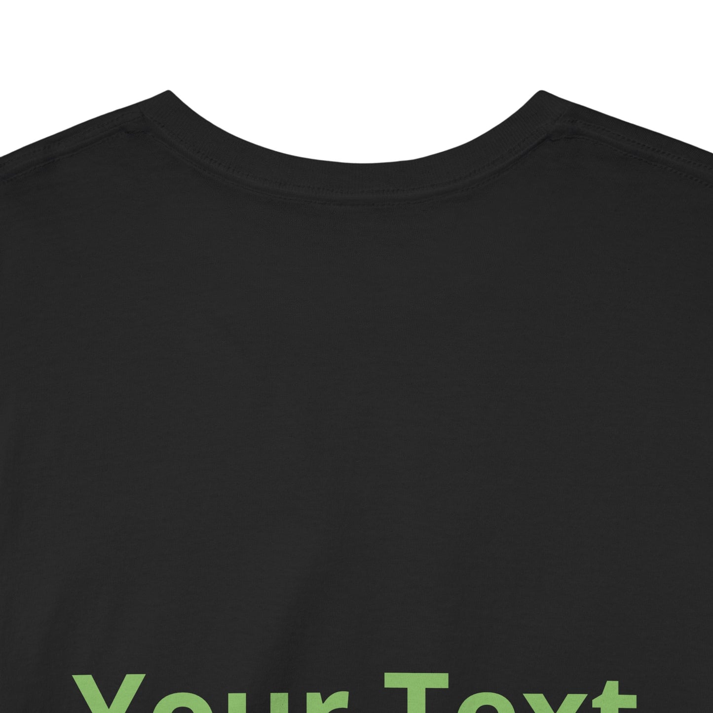 Custom Photo & Text T‑Shirt — Personalized Front/Back Print Tee