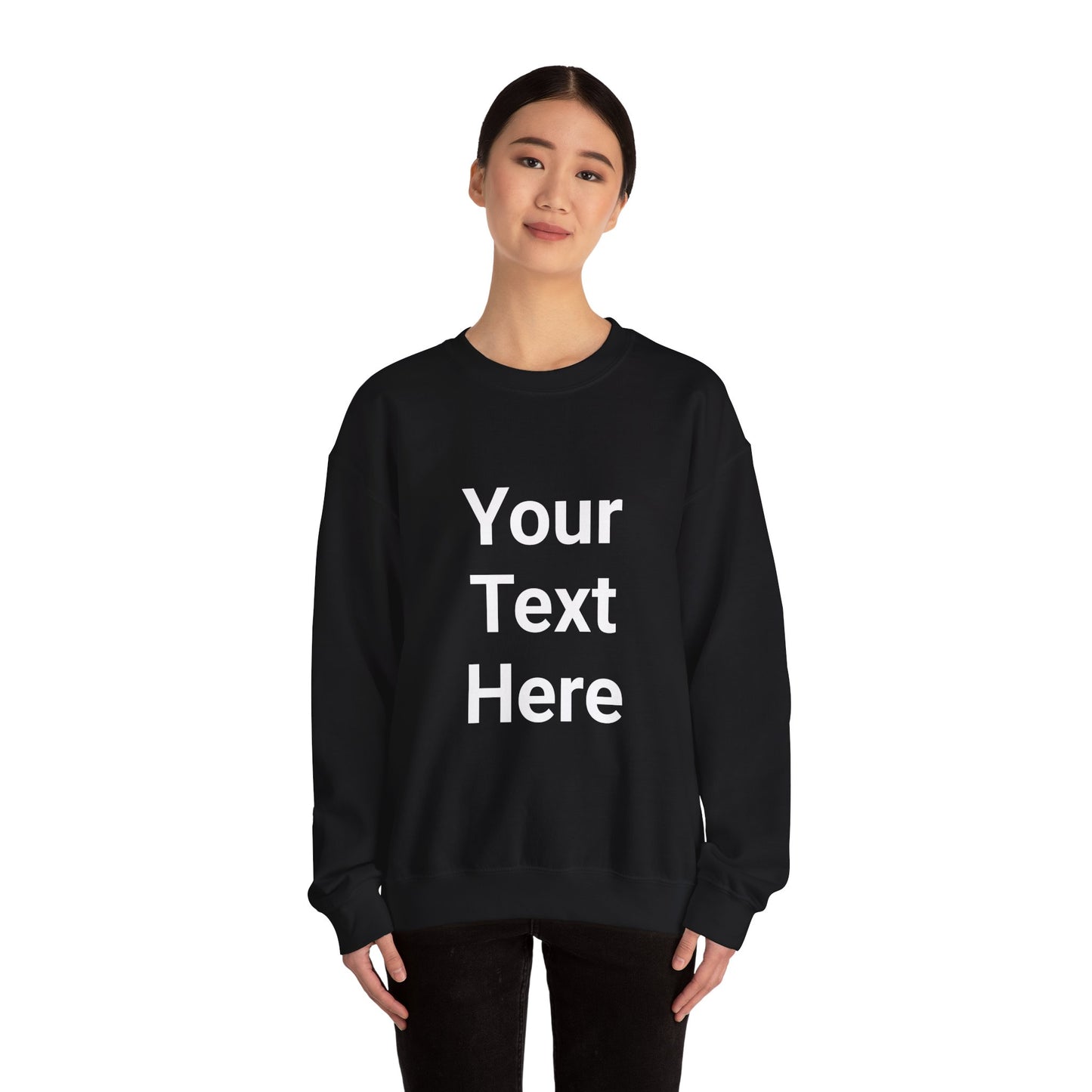 Personaliza esta sudadera de cuello redondo