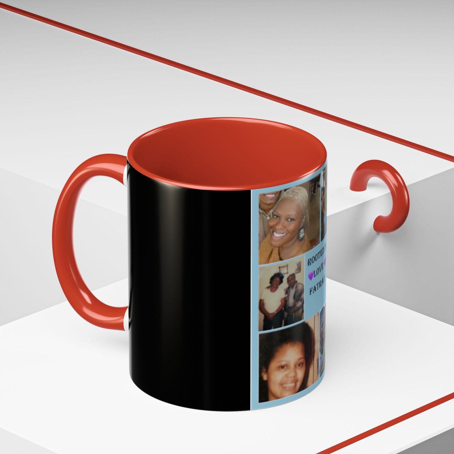 Custom Accent Coffee Mug Custom - Provide Your Text Or Picture