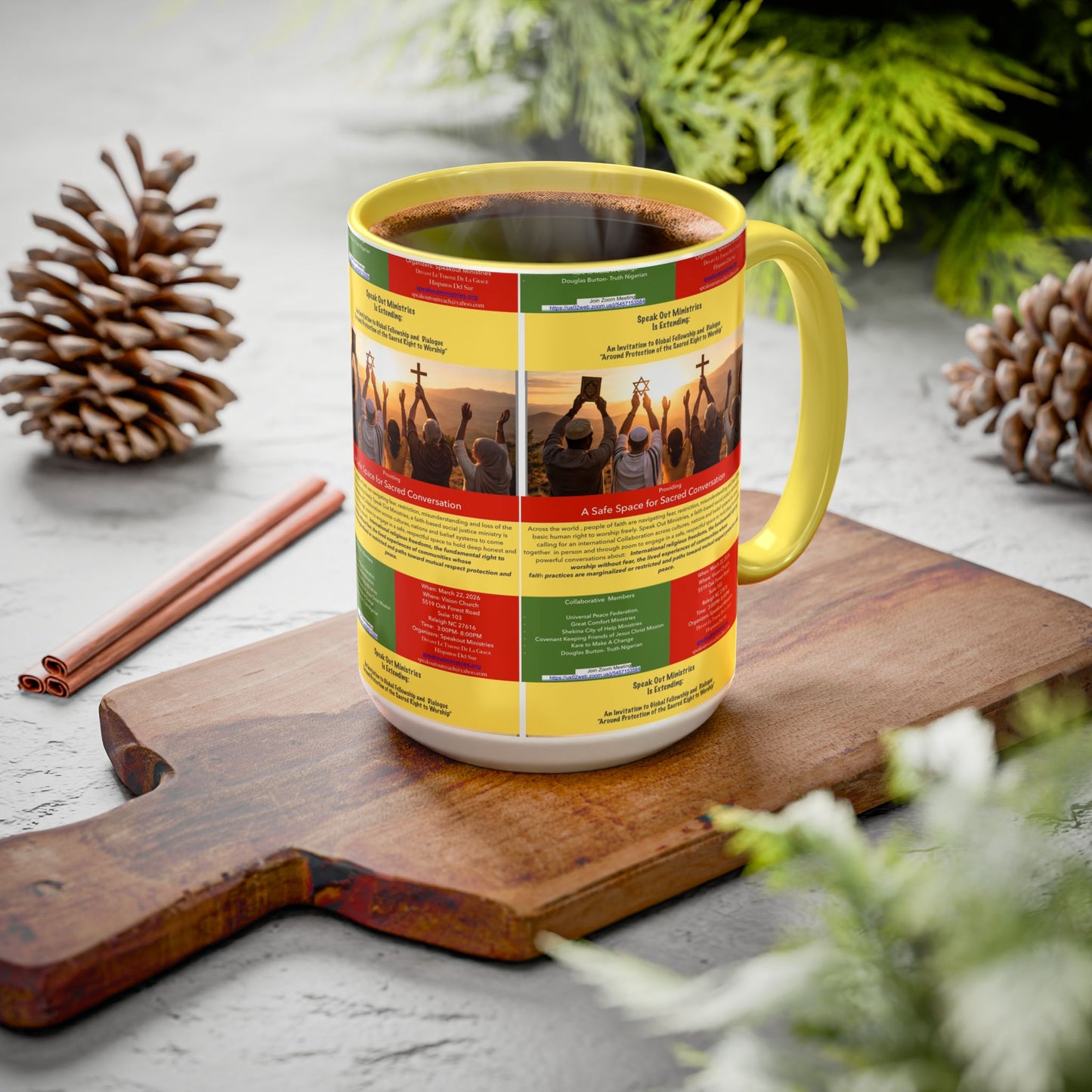 Custom Colorful Mugs (11oz, 15oz)