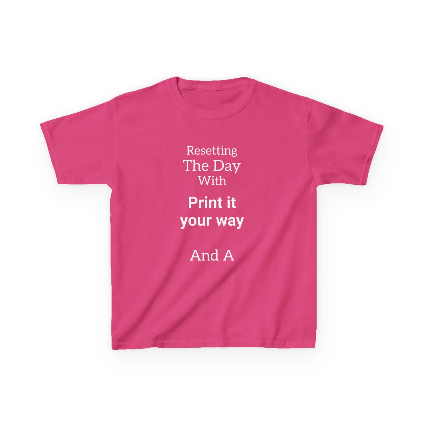 Personalize This T-Shirt For Your Kids