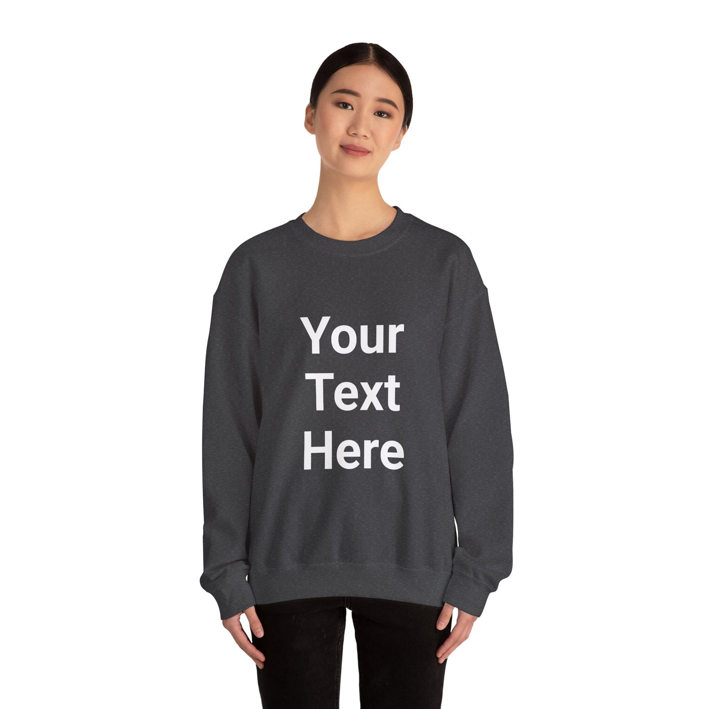 Personaliza esta sudadera de cuello redondo