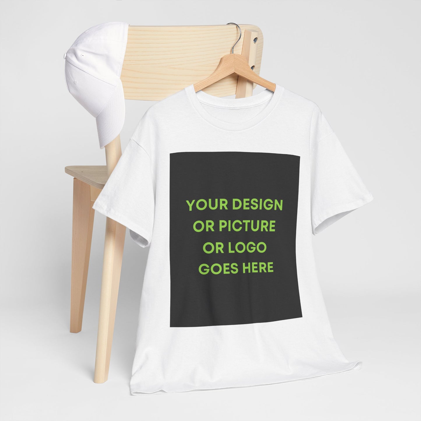 Custom Photo & Text T‑Shirt — Personalized Front/Back Print Tee