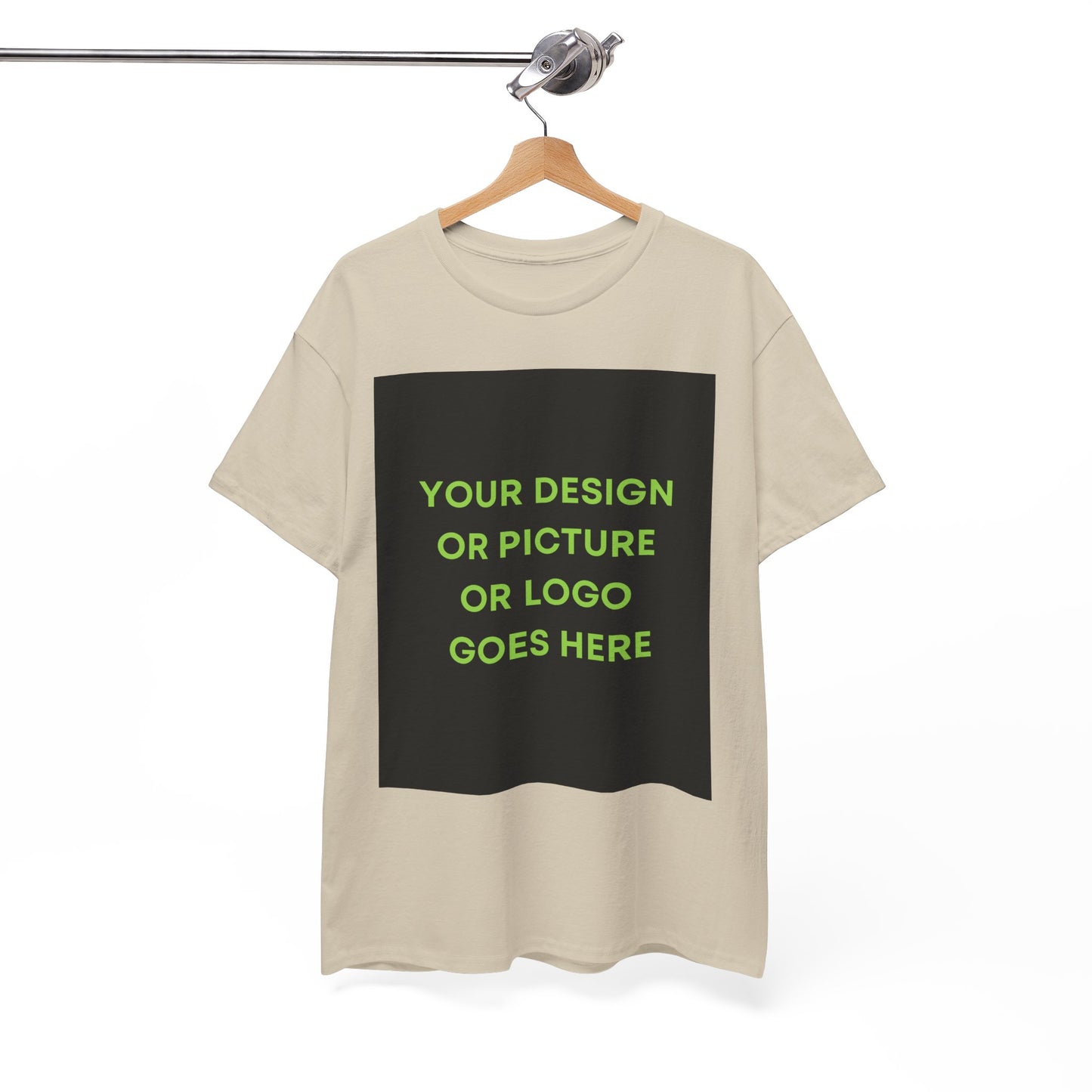 Custom Photo & Text T‑Shirt — Personalized Front/Back Print Tee
