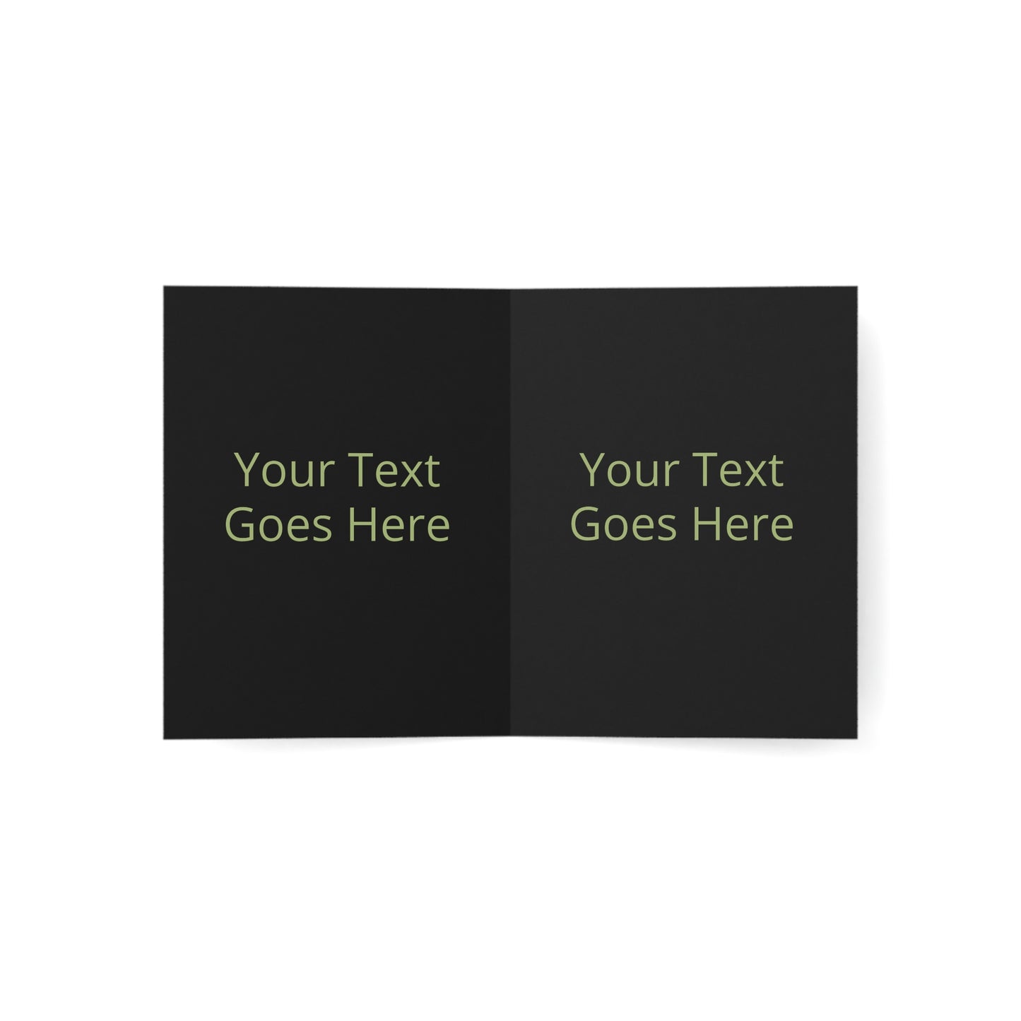 Personalize This Folded Greeting Cards With Your Photo &Text