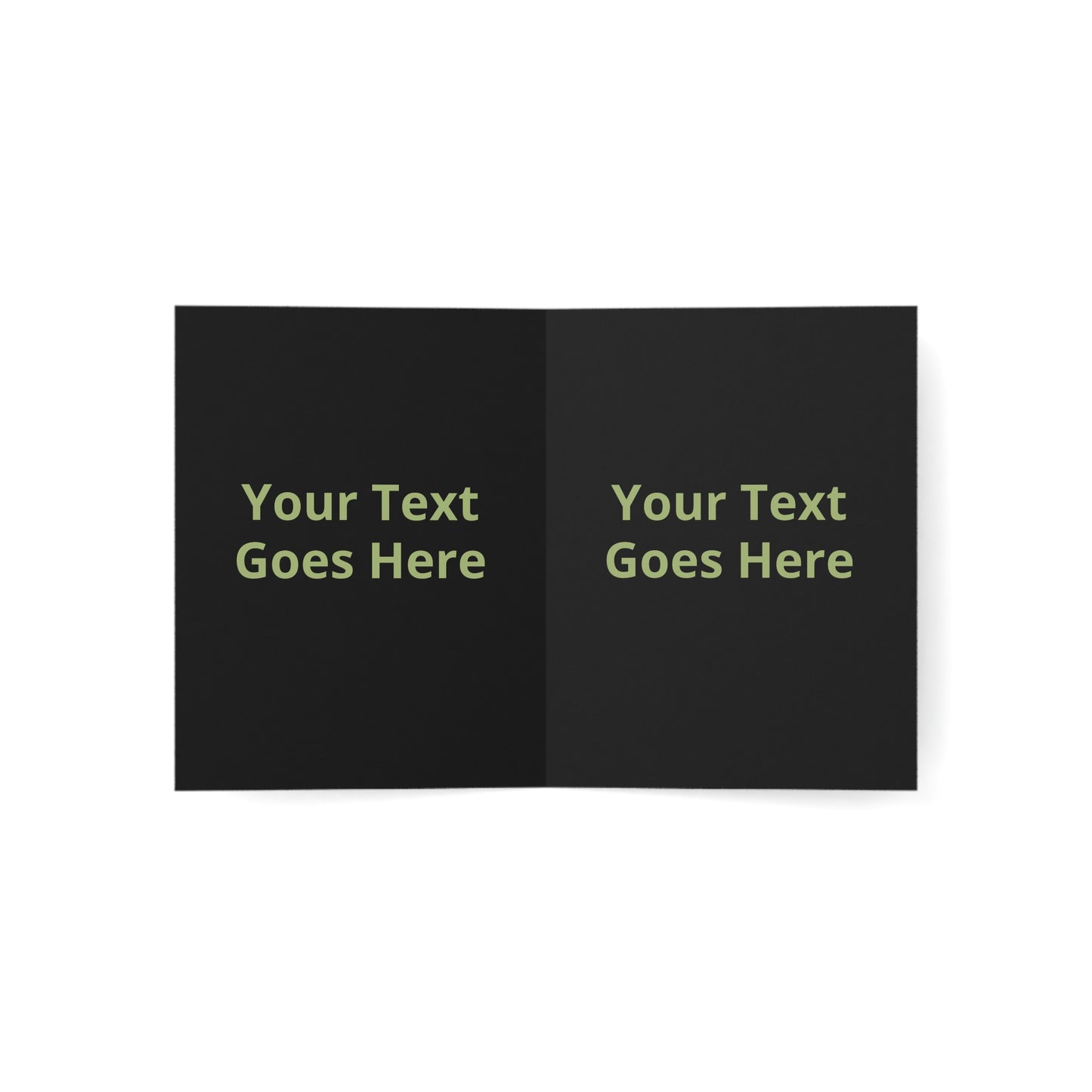 Personalize This Folded Greeting Cards With Your Photo &Text