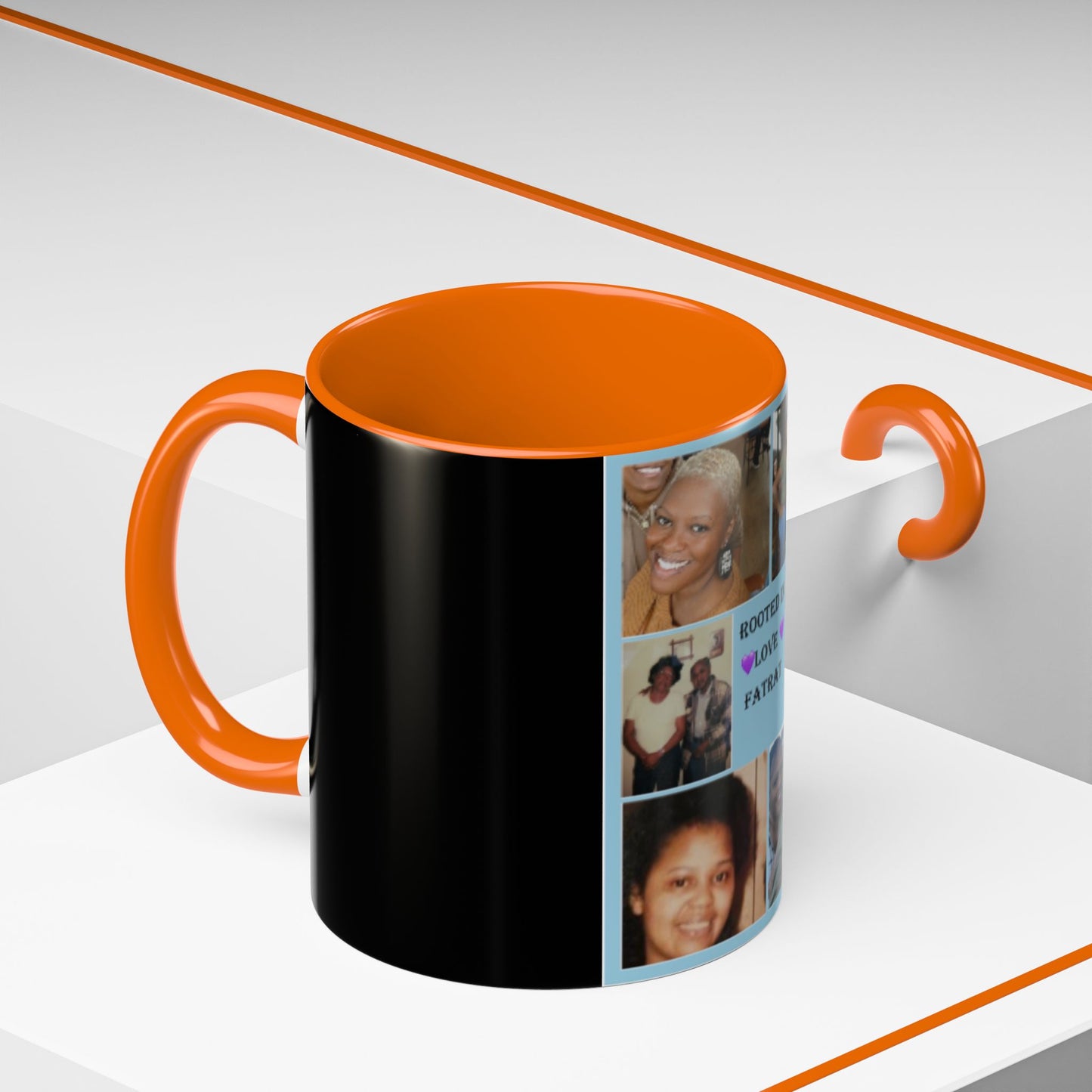 Custom Accent Coffee Mug Custom - Provide Your Text Or Picture
